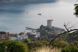 Giglio Campese visto dall'alto